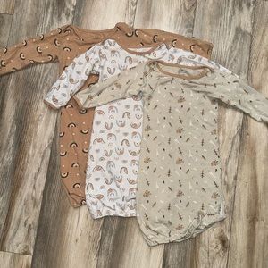 MIRACLE BABY night gowns. Baby night gowns. Sleep gowns for baby boy. Pajamas